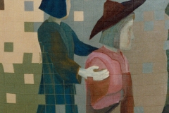 Amor mudo | Edinburgh 1995 | 80x80cm | Acrylic on canvas | SOLD